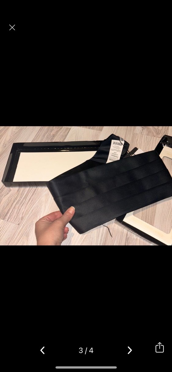 Siyah Erkek damat kemeri - Görsel 3