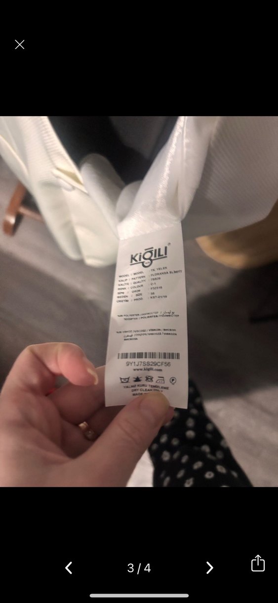 Düğmeli Beyaz Erkek Yelek kiğılı - Görsel 3