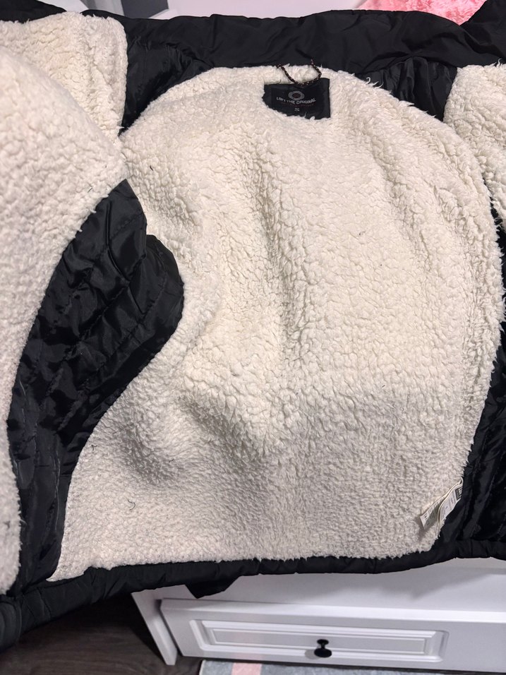 Siyah Kürklü Midi Kadın Kışlık Mont - Görsel 4