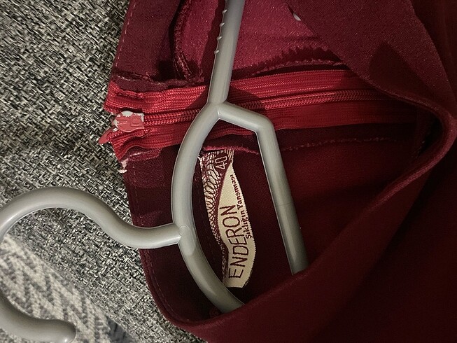 40 Beden Bordo abiye