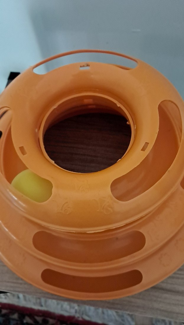 Turuncu Çok Katmanlı Kedi Oyuncağı - Görsel 2