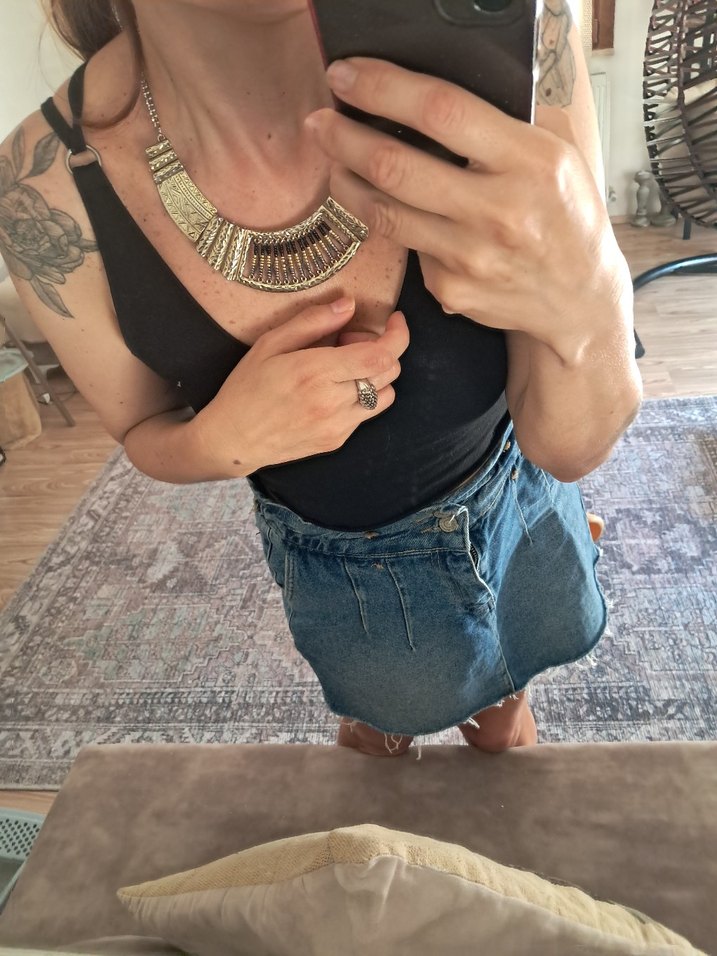 Yurtdisinda 26 euro ;)Uzun Zincirli İşlemeli Bohem Kadın Kolye - Görsel 4