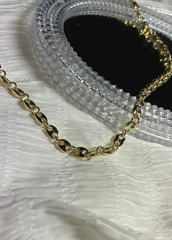 Zincir Detaylı Kadın Altın Renkli El Zinciri - Görsel 3