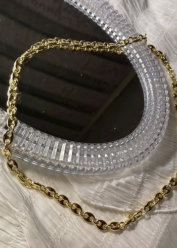 Zincir Detaylı Kadın Altın Renkli El Zinciri - Görsel 4