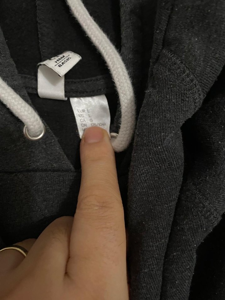 H&M Gri Kadın Kapüşonlu Sweatshirt - Görsel 2