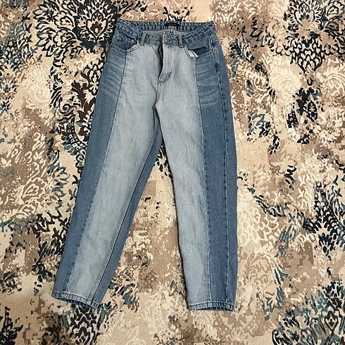 Yüksek bel mom jeans