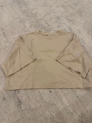Oversize crop top tişört