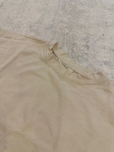 H&M Oversize crop top tişört