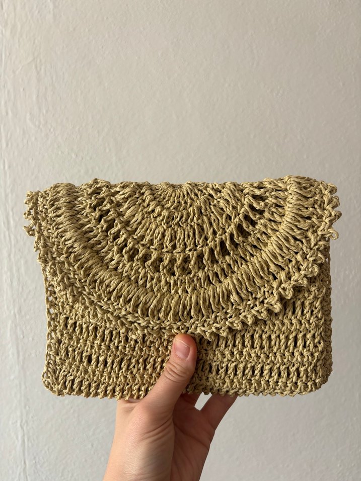 Kadın örgü el çantası - Görsel 2