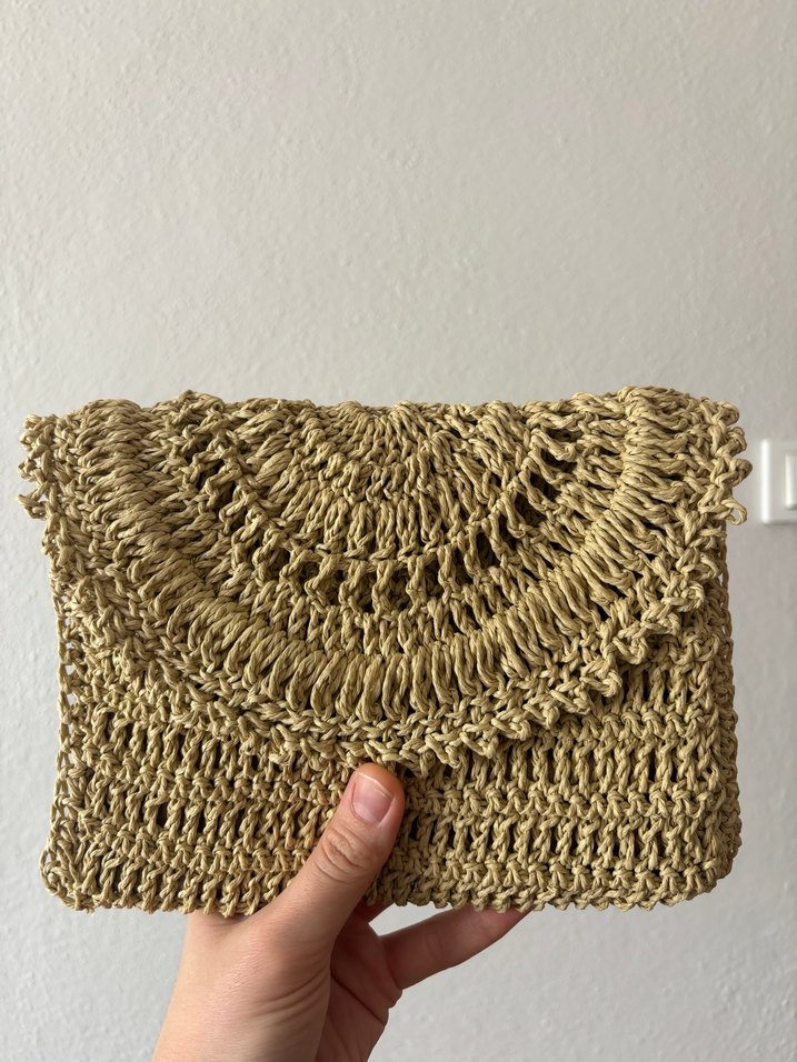 Kadın örgü el çantası - Görsel 3