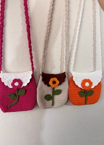 Çocuk bayram çantası örgü - Görsel 2