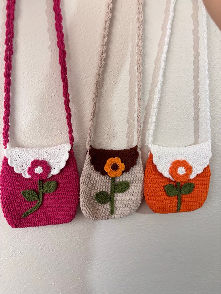 Çocuk bayram çantası örgü - Görsel 2