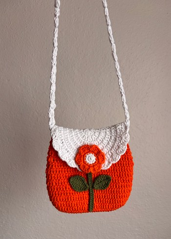 Örgü çocuk çantası - Görsel 4