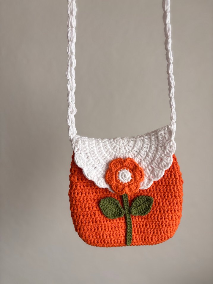 Örgü çocuk çantası - Görsel 3