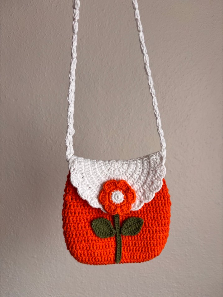 Örgü çocuk çantası - Görsel 4