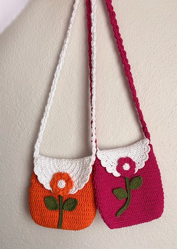 Örgü çocuk bayram çantası - Görsel 3