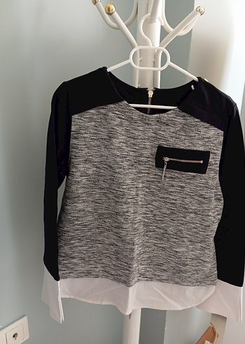 Kız çocuk gri Sweatshirt
