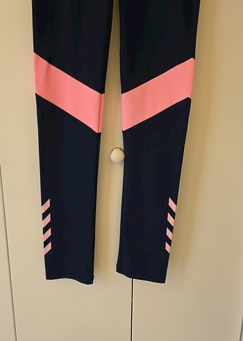 Kızlar için pembe detaylı tayt - Görsel 3