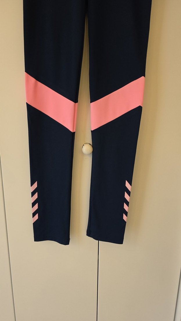 Kızlar için pembe detaylı tayt - Görsel 3