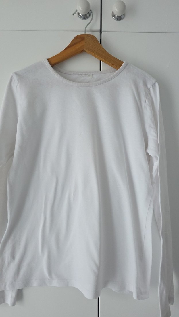 Beyaz Uzun Kollu Çocuk bady - Görsel 2