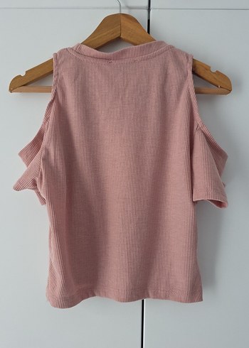 Kız Çocuk Pembe Kısa Kollu Tişört - Görsel 4