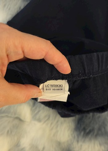 Lacivert Midi çocukRahat Kesim Tayt - Görsel 3