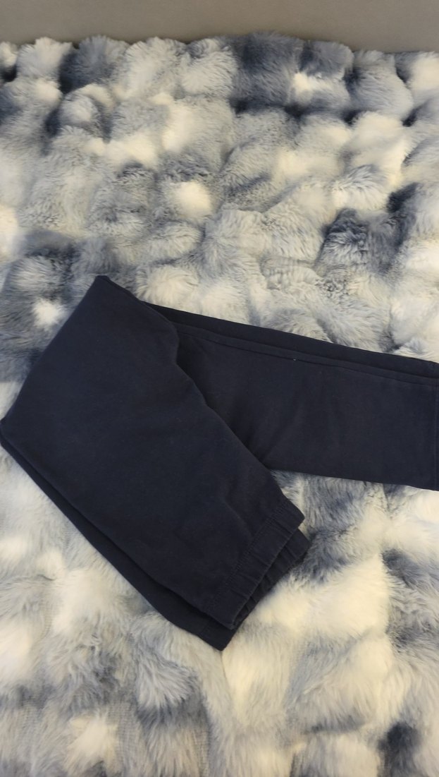 Lacivert Midi çocukRahat Kesim Tayt - Görsel 2