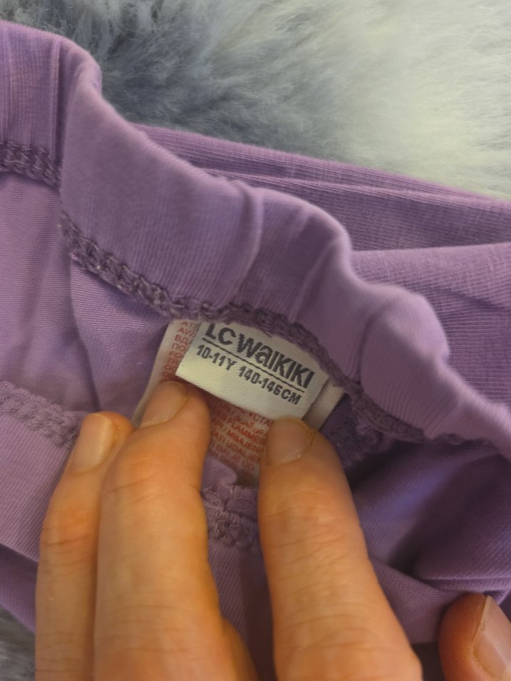 Kız Çocuk Pastel Pembe Tayt - Görsel 5