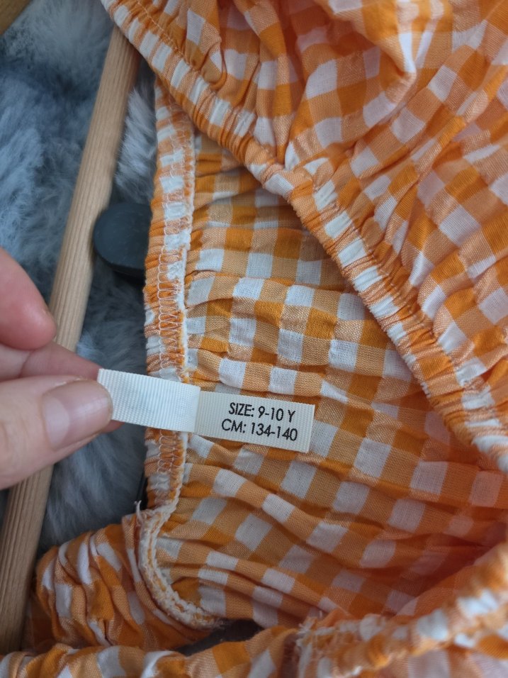 Turuncu Pötikareli Mini Şort - Görsel 3