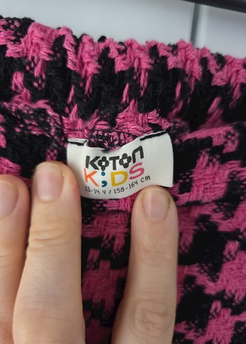 Pembe Siyah Mini Etek Şort - Görsel 6