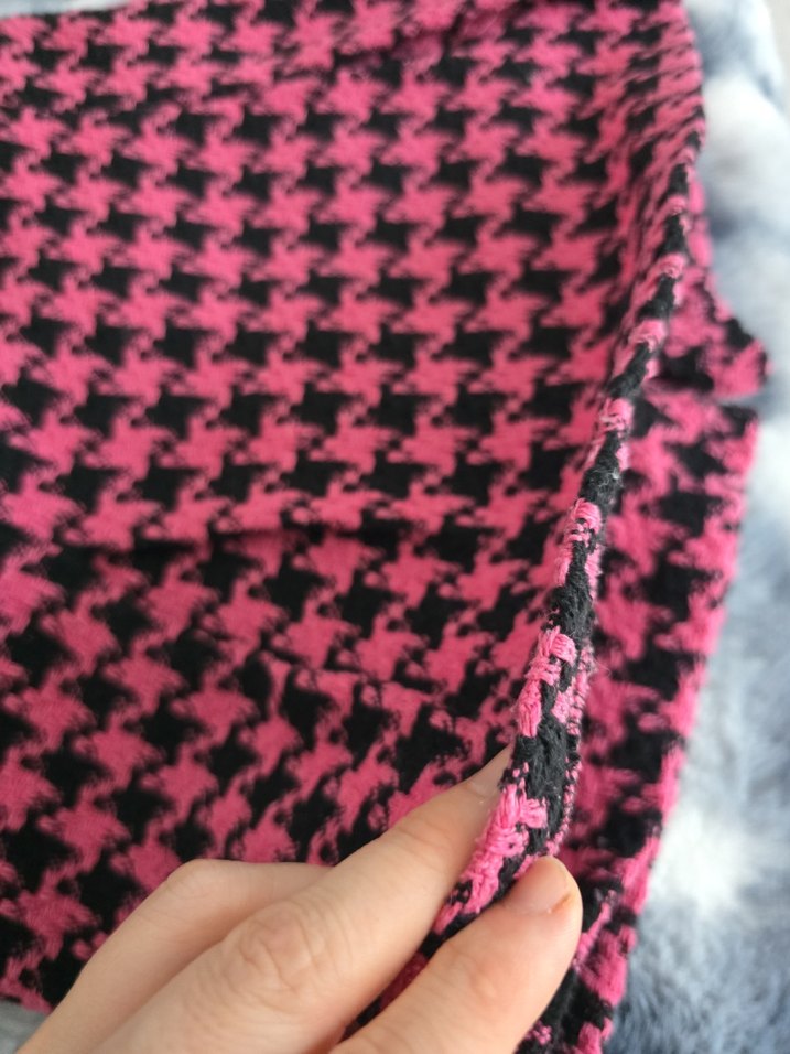 Pembe Siyah Mini Etek Şort - Görsel 3