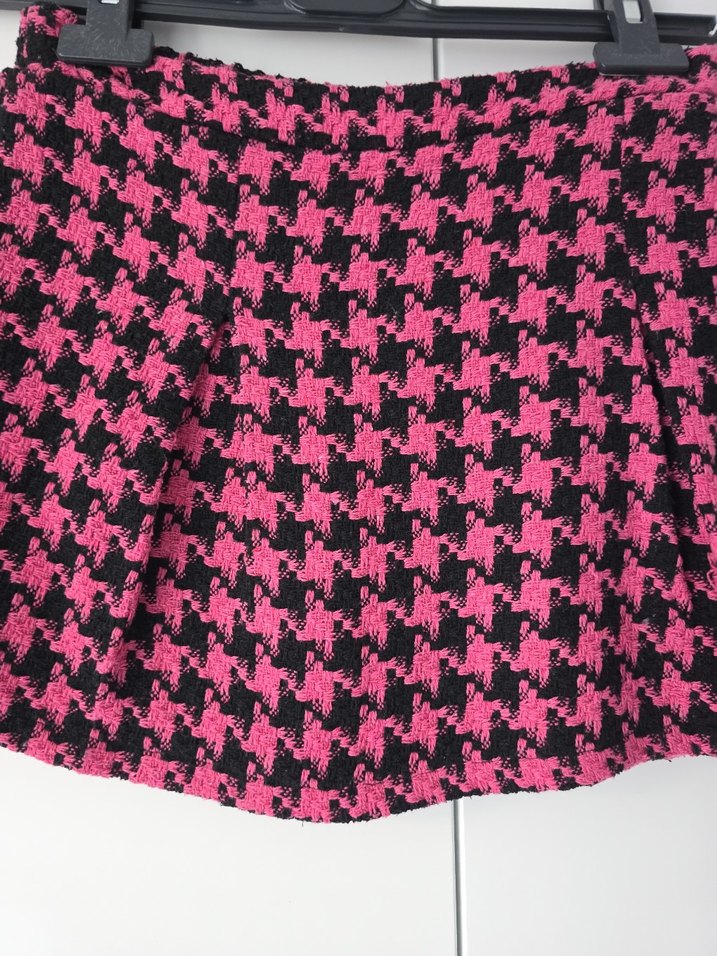 Pembe Siyah Mini Etek Şort - Görsel 2