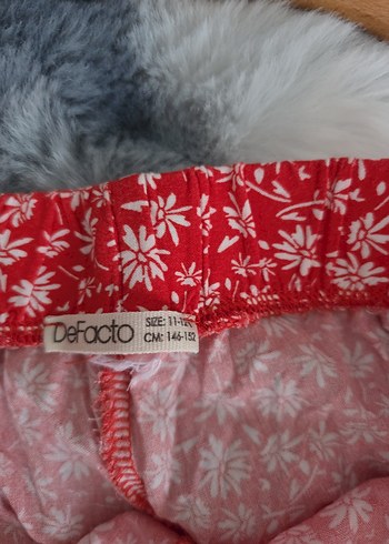 Kırmızı Bohem Çiçek Desenli Mini Şort - Görsel 5