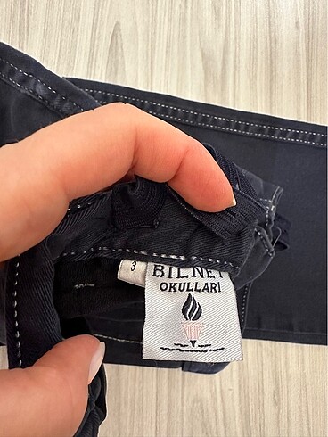 6 Yaş Beden lacivert Renk Bilnet okul pantolonu