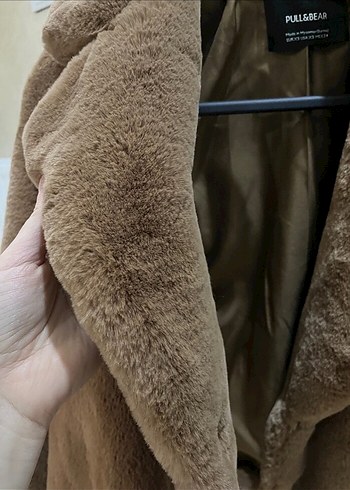 Pull and bear peluş kürk - Görsel 4