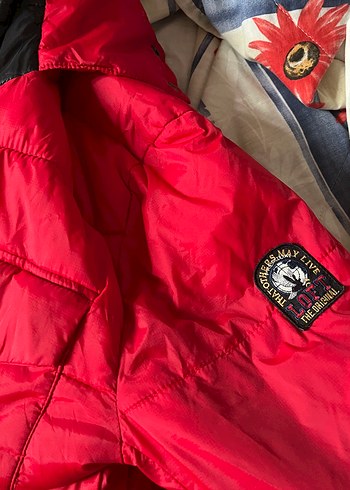 LOFT Kırmızı Kapüşonlu Erkek Mont - Görsel 5