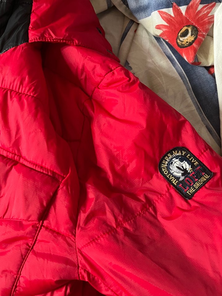 LOFT Kırmızı Kapüşonlu Erkek Mont - Görsel 5