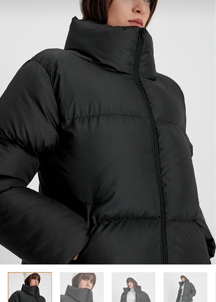 Oversize Şişme Mont - Görsel 2