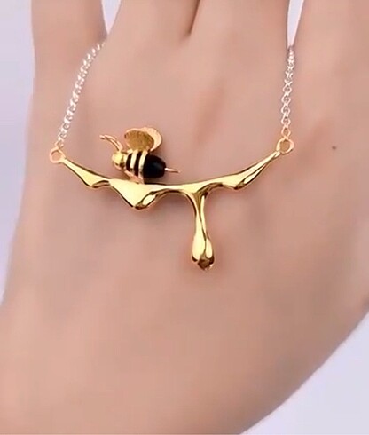 Hipoelerjenik Bal damlası arı kolye - Görsel 6