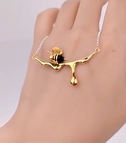 Hipoelerjenik Bal damlası arı kolye - Görsel 7