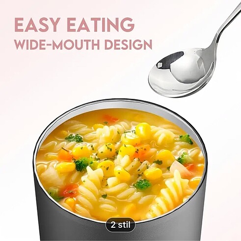 Yemek termusu 739 ml - Görsel 5