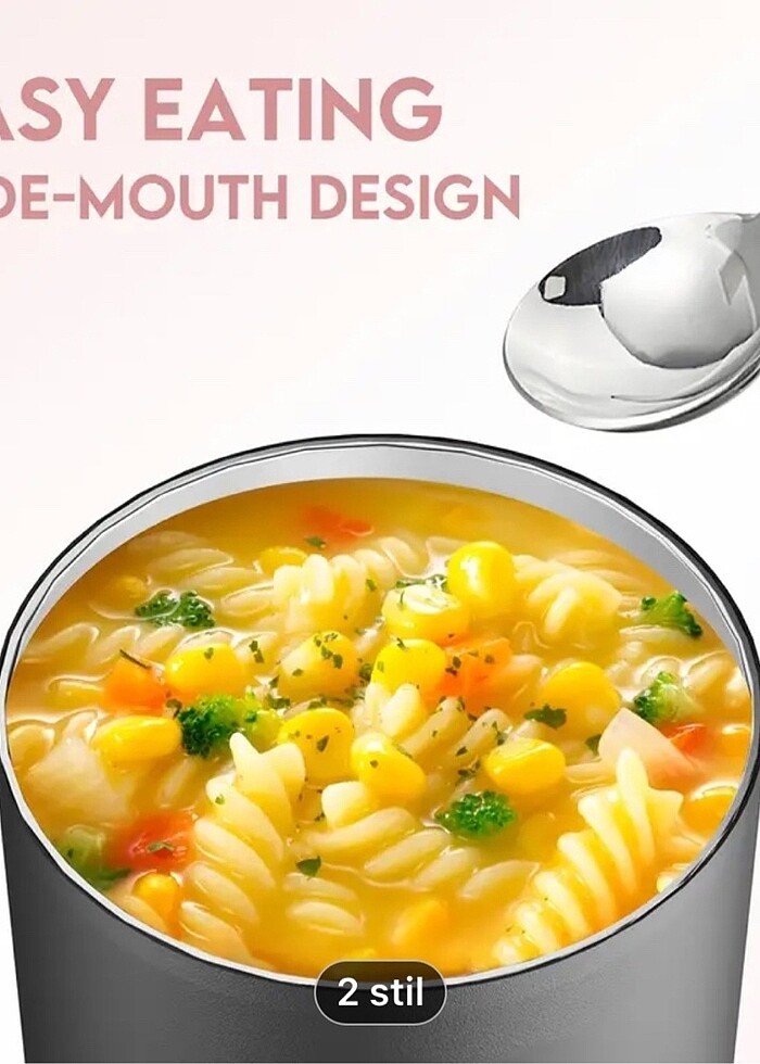 Yemek termusu 739 ml - Görsel 5