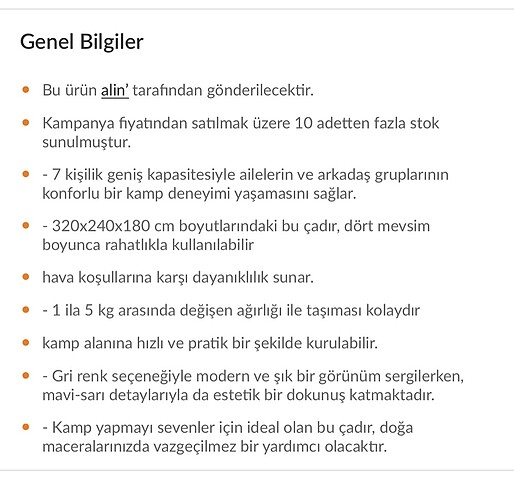 Proforce 7 kişilik 320x240x180 - Görsel 3