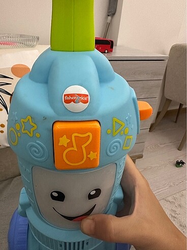 Beden Fisher price oyuncak eğitici süpürge