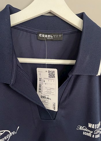 Defacto Lacivert Polo Yaka Spor Tshirt - Görsel 2