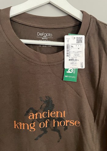 Defacto Kahverengi Baskılı Erkek Tişört - Görsel 3