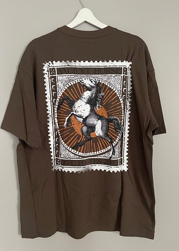 Defacto Kahverengi Baskılı Erkek Tişört - Görsel 2