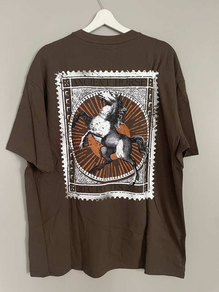 Defacto Kahverengi Baskılı Erkek Tişört - Görsel 2