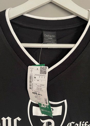 Defacto Siyah Erkek Oversize Spor Tişört 29 Baskılı - Görsel 2