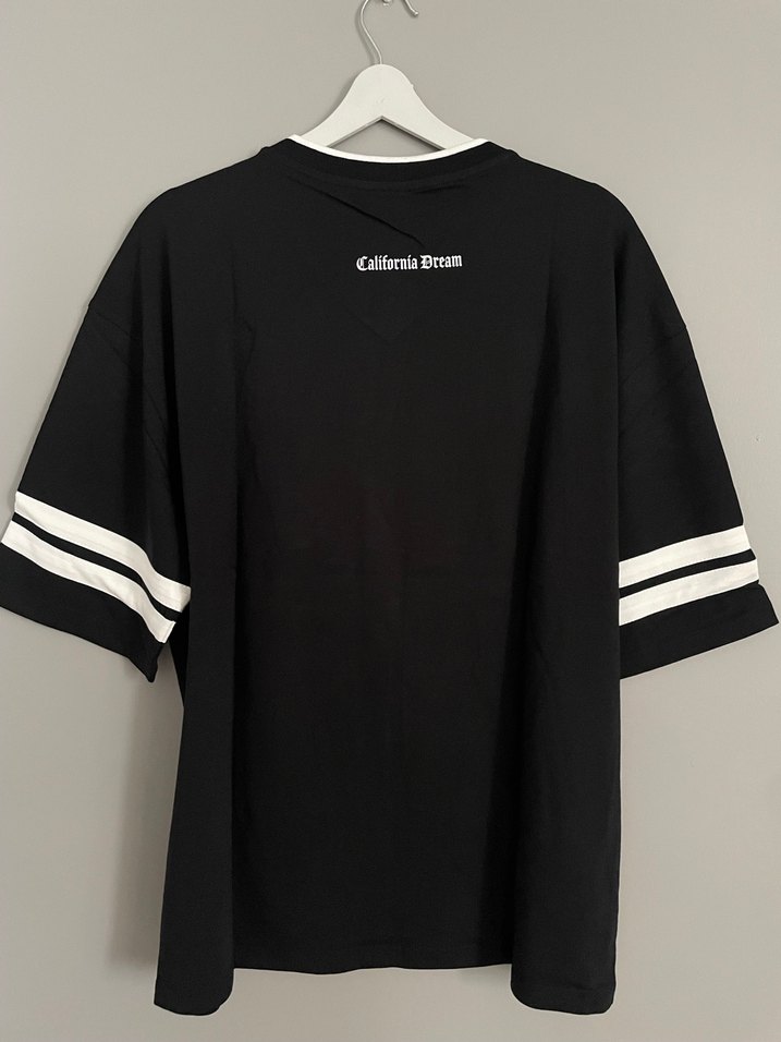 Defacto Siyah Erkek Oversize Spor Tişört 29 Baskılı - Görsel 3